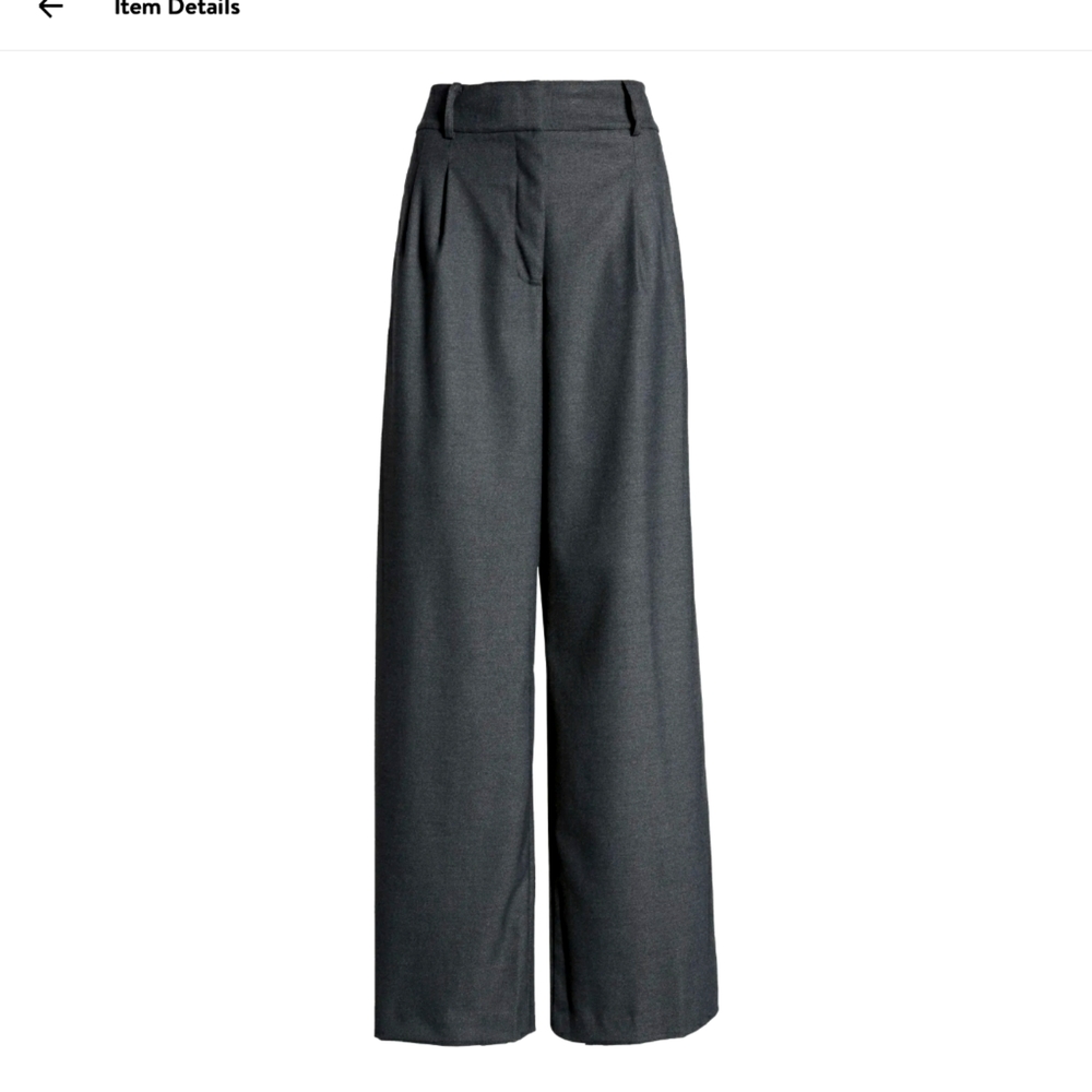 Tommy Hilfiger wideleg trousers gray